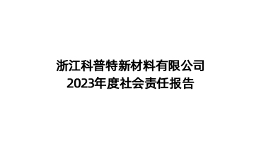 公司社会责任报告